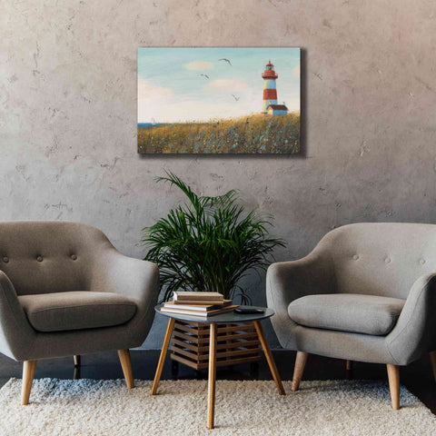 Image of Epic Art 'Seaside View I' by James Wiens, Canvas Wall Art,40 x 26