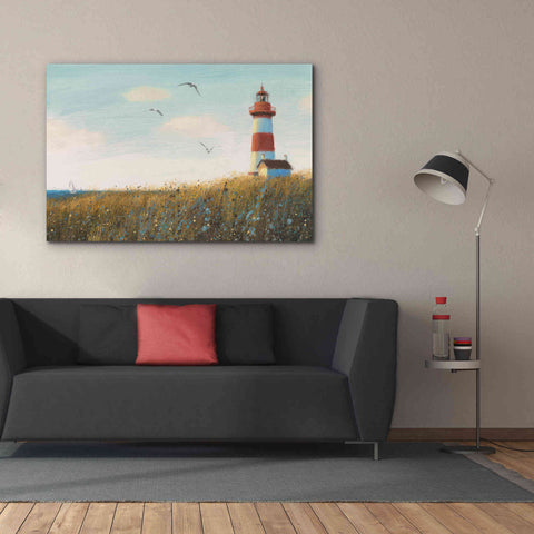 Image of Epic Art 'Seaside View I' by James Wiens, Canvas Wall Art,60 x 40