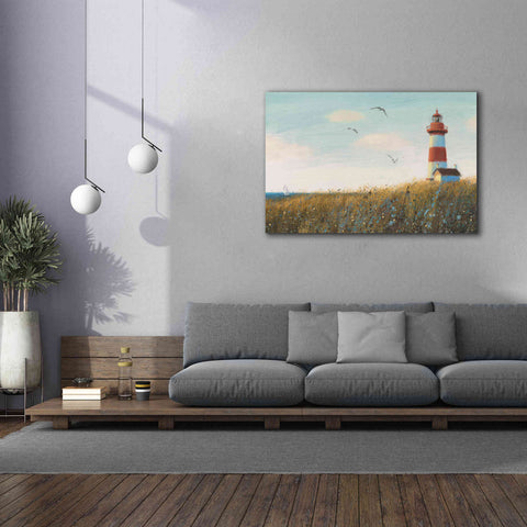 Image of Epic Art 'Seaside View I' by James Wiens, Canvas Wall Art,60 x 40