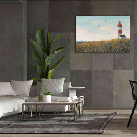 Image of Epic Art 'Seaside View I' by James Wiens, Canvas Wall Art,60 x 40