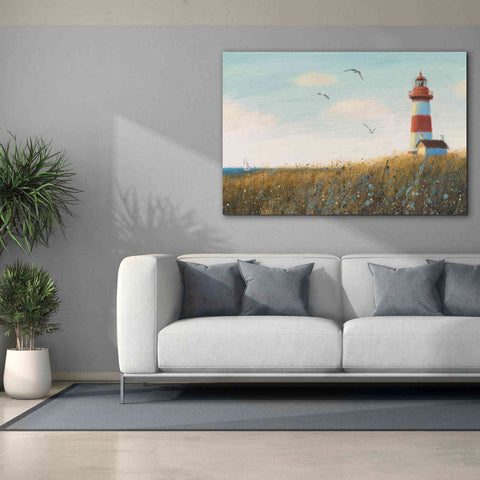 Image of Epic Art 'Seaside View I' by James Wiens, Canvas Wall Art,60 x 40