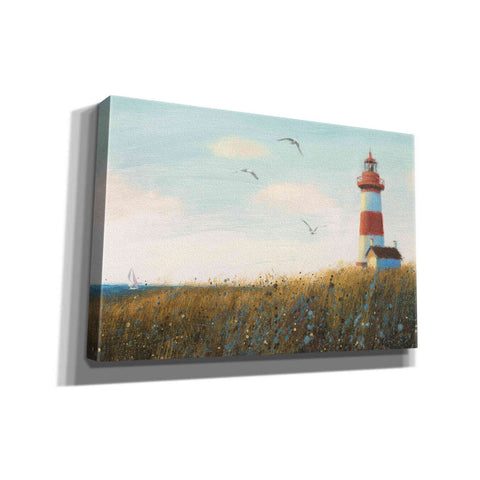 Image of Epic Art 'Seaside View I' by James Wiens, Canvas Wall Art,18x12x1.1x0,26x18x1.1x0,40x26x1.74x0,60x40x1.74x0