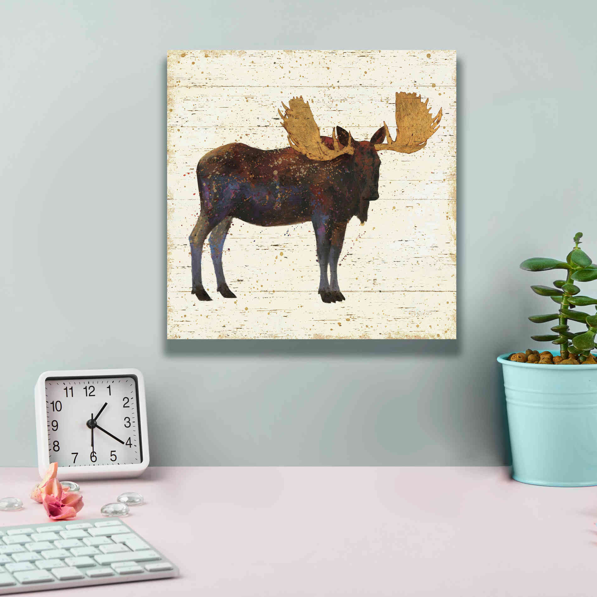 Epic Art 'Golden Nature I' by James Wiens, Canvas Wall Art,12 x 12