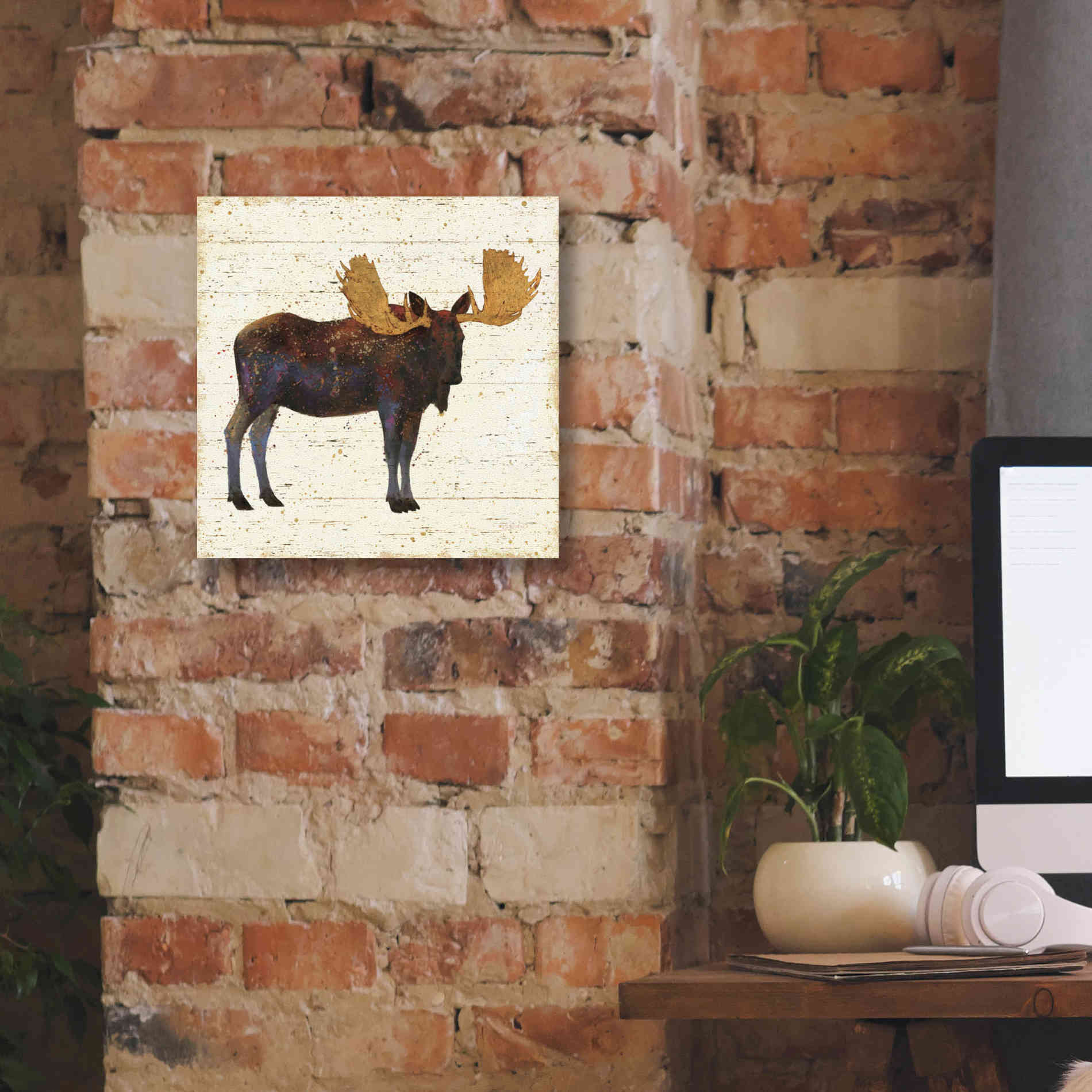 Epic Art 'Golden Nature I' by James Wiens, Canvas Wall Art,12 x 12