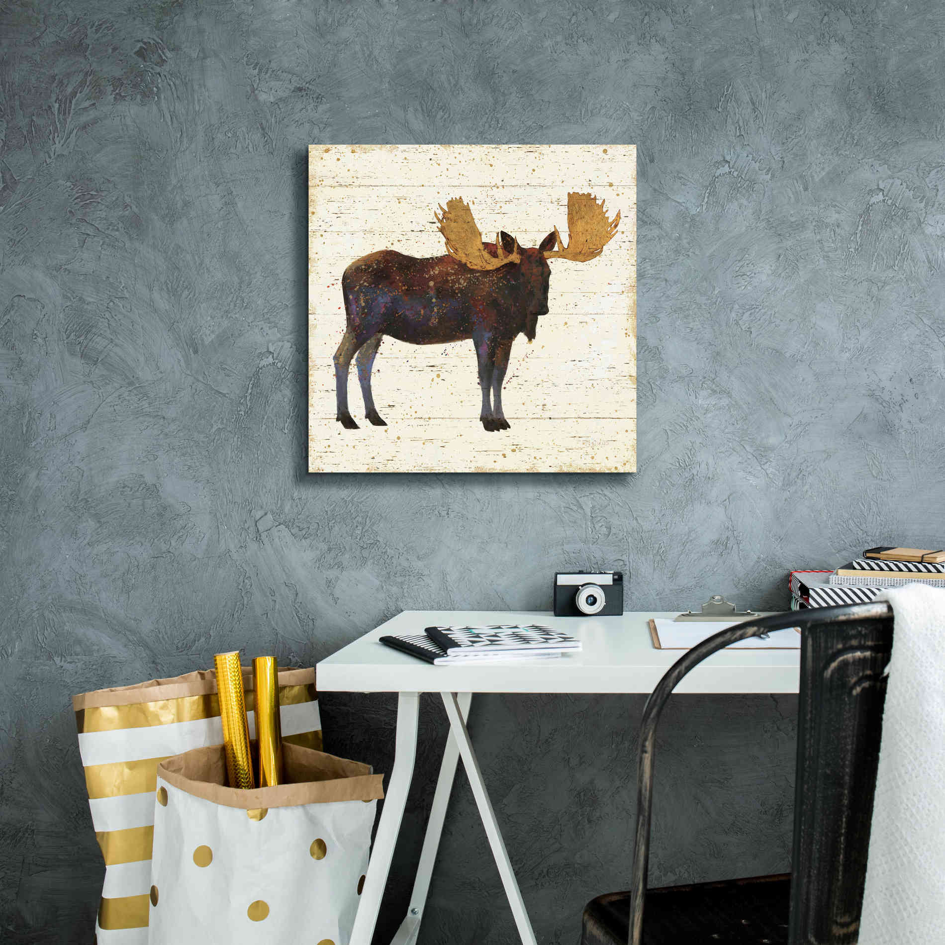 Epic Art 'Golden Nature I' by James Wiens, Canvas Wall Art,18 x 18