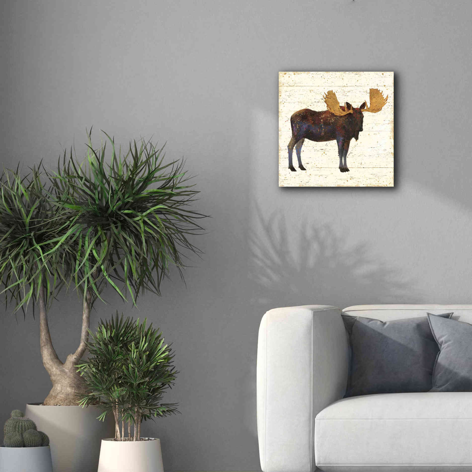 Epic Art 'Golden Nature I' by James Wiens, Canvas Wall Art,18 x 18