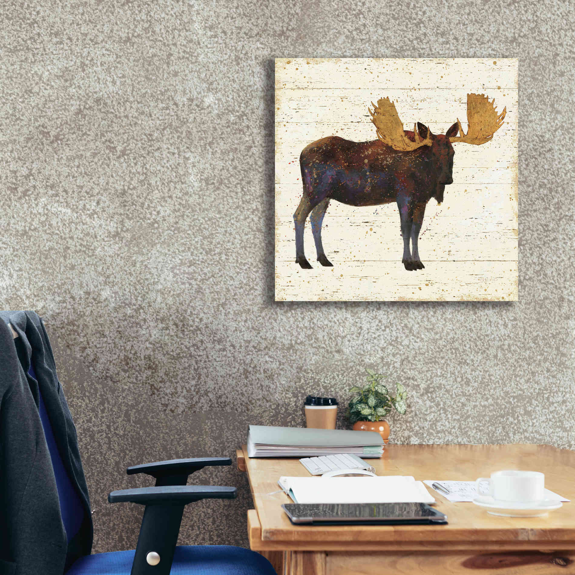 Epic Art 'Golden Nature I' by James Wiens, Canvas Wall Art,26 x 26