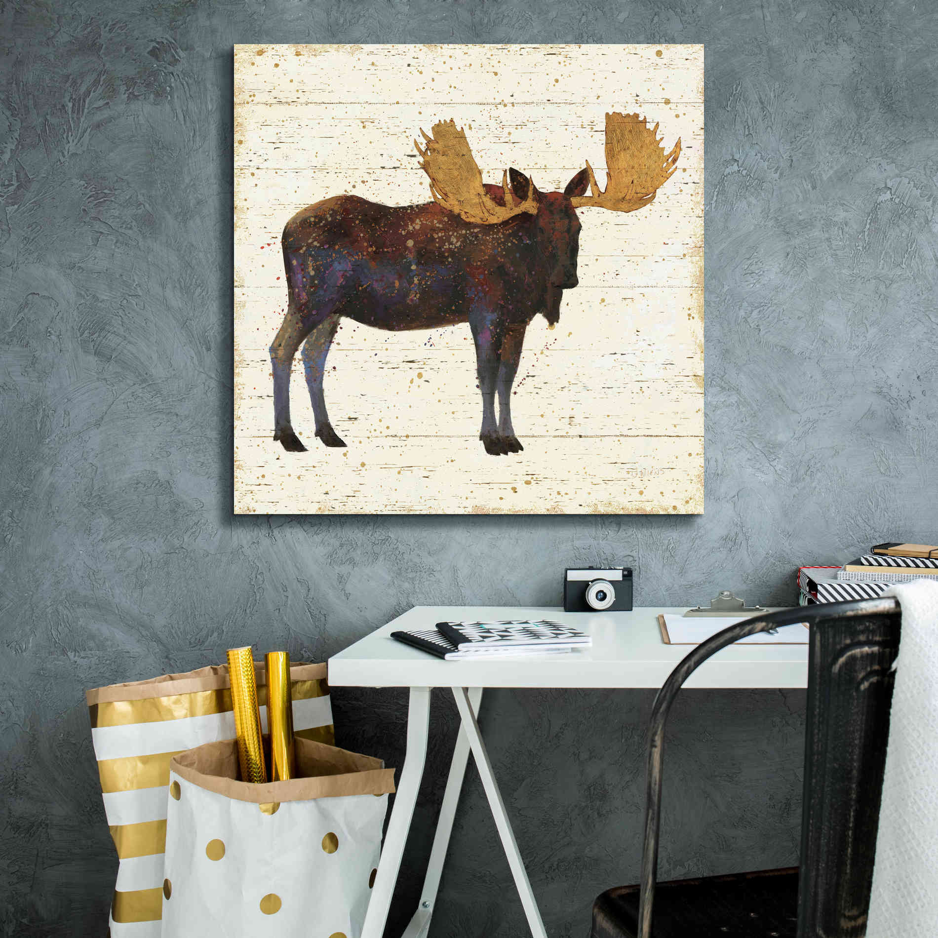 Epic Art 'Golden Nature I' by James Wiens, Canvas Wall Art,26 x 26