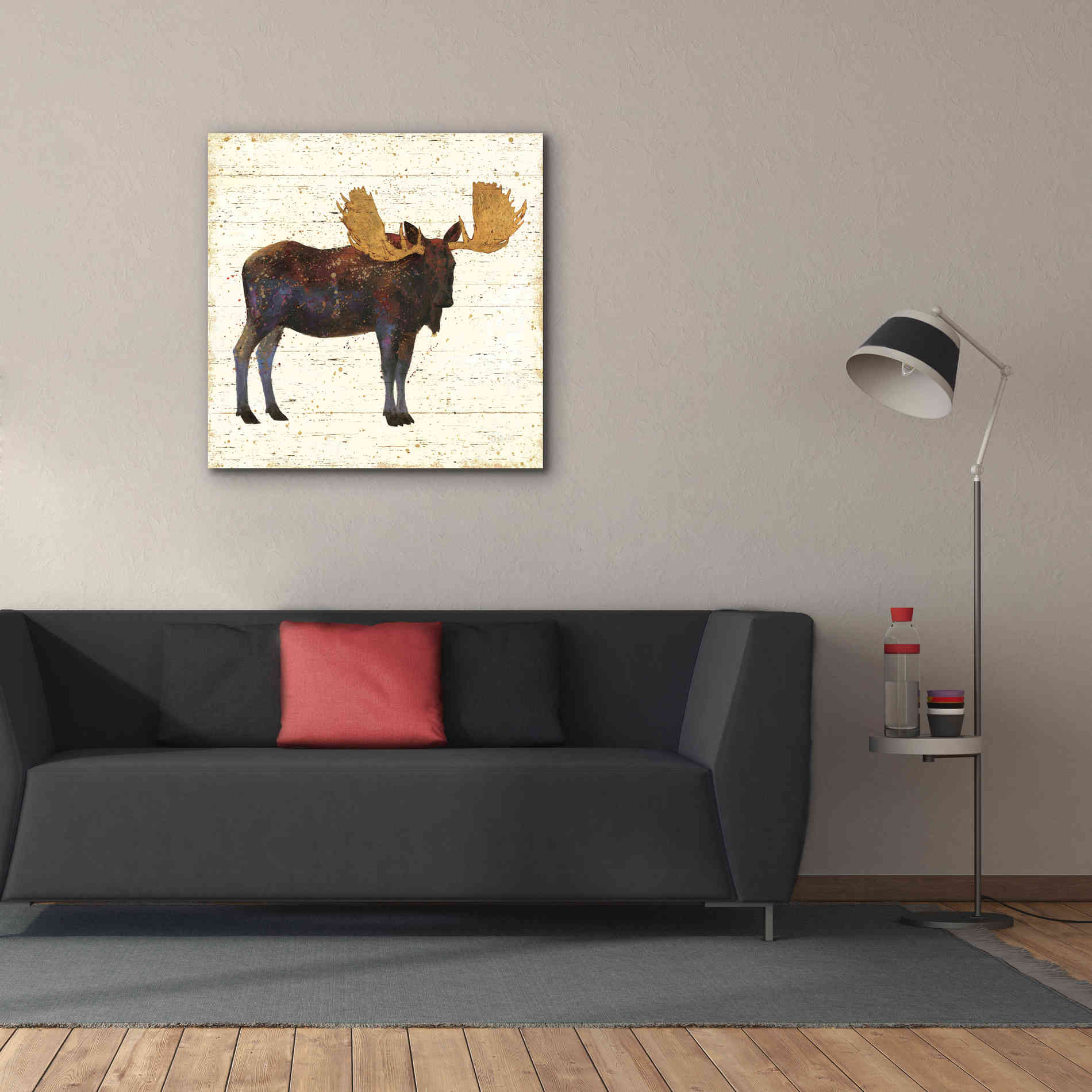 Epic Art 'Golden Nature I' by James Wiens, Canvas Wall Art,37 x 37