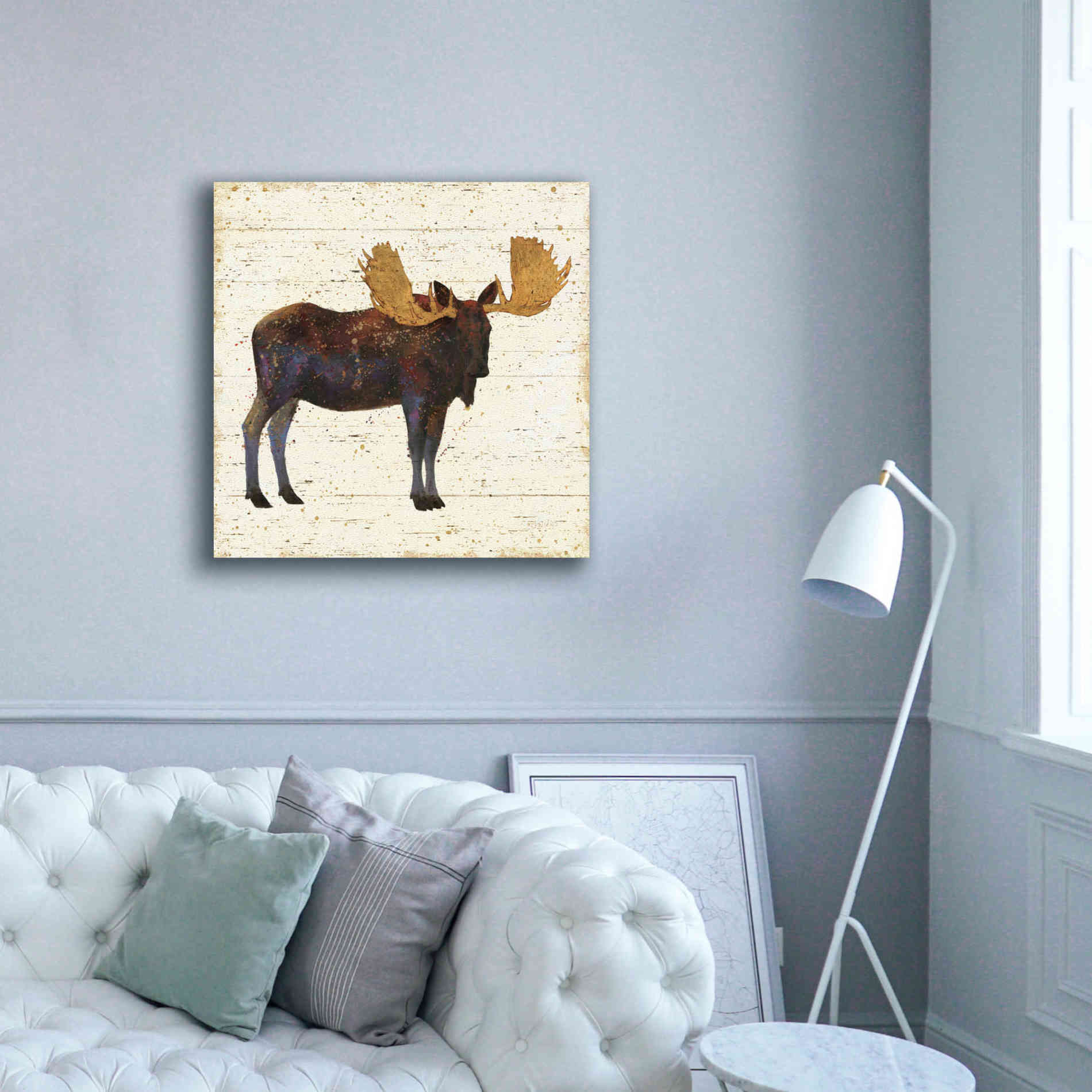 Epic Art 'Golden Nature I' by James Wiens, Canvas Wall Art,37 x 37