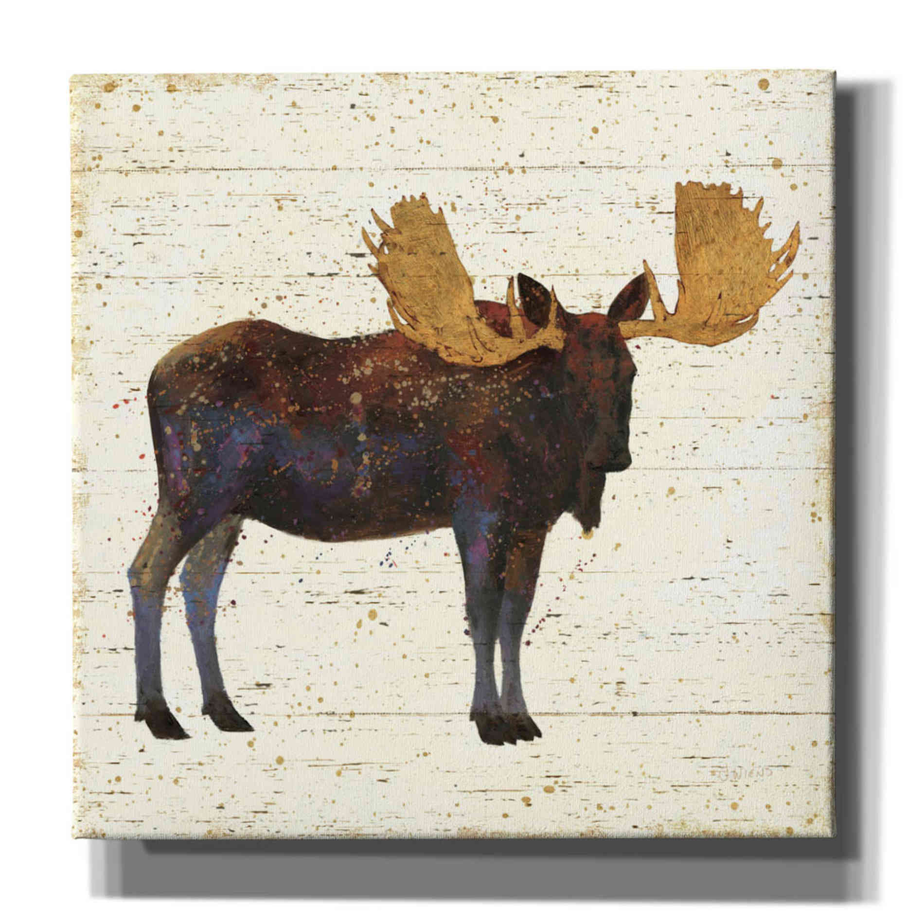 Epic Art 'Golden Nature I' by James Wiens, Canvas Wall Art,12x12x1.1x0,18x18x1.1x0,26x26x1.74x0,37x37x1.74x0