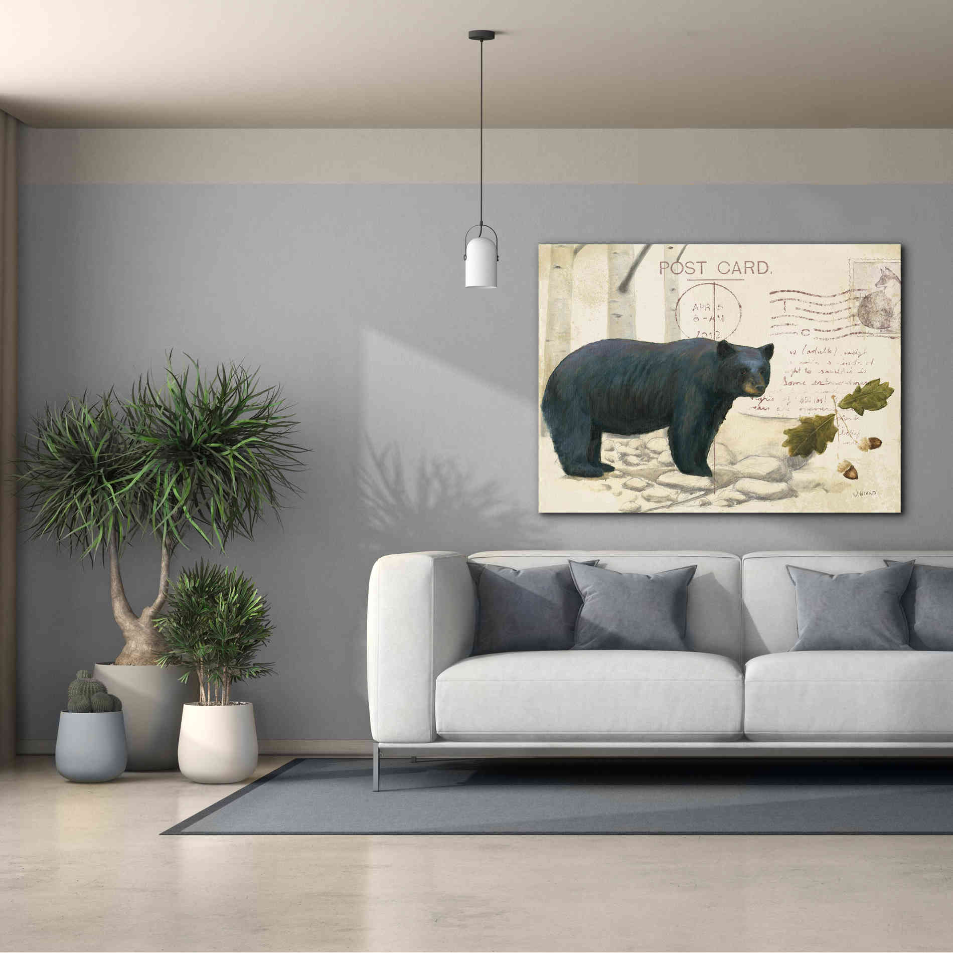 Epic Art 'Northern Wild Bear' by James Wiens, Canvas Wall Art,54 x 40