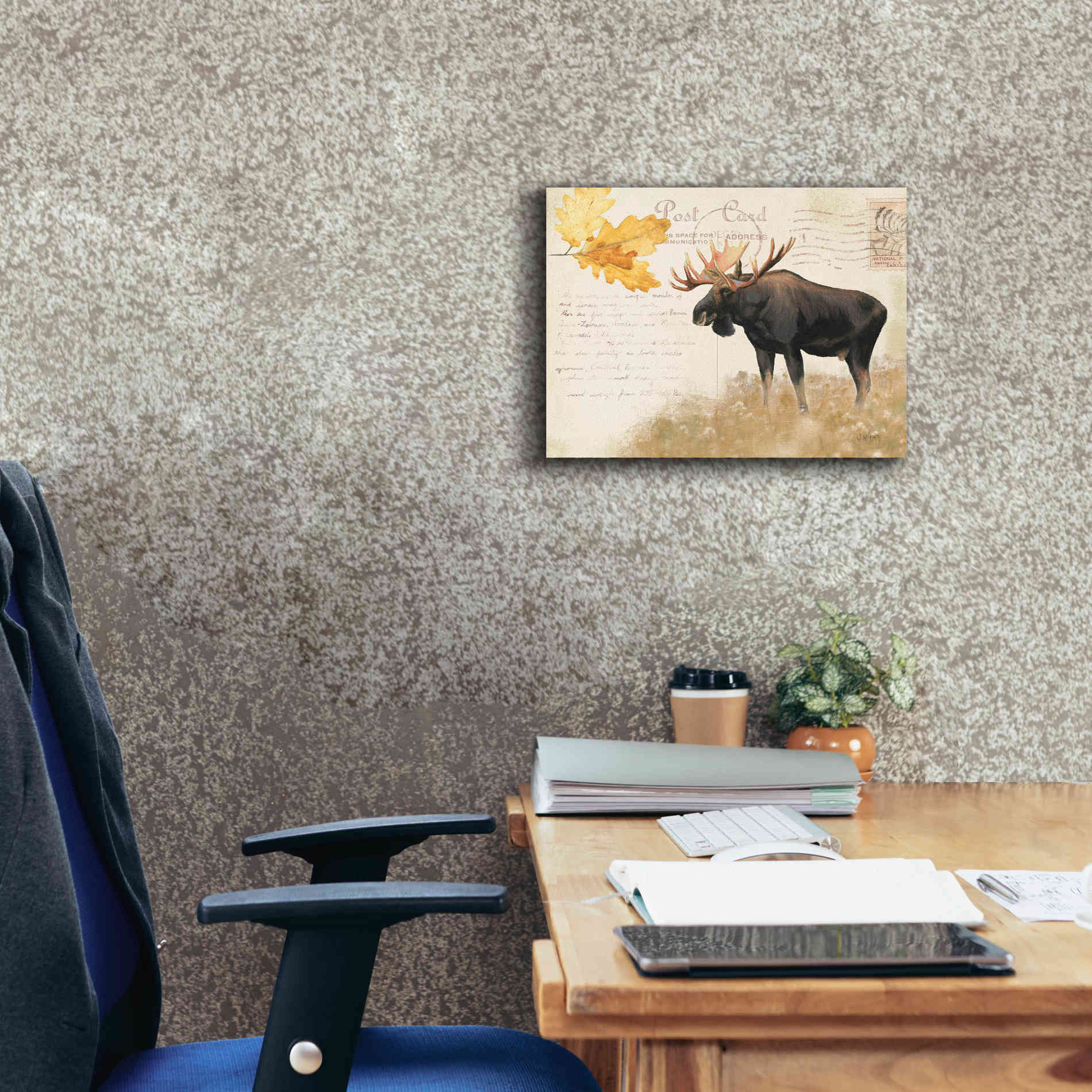 Epic Art 'Northern Wild Moose' by James Wiens, Canvas Wall Art,16 x 12