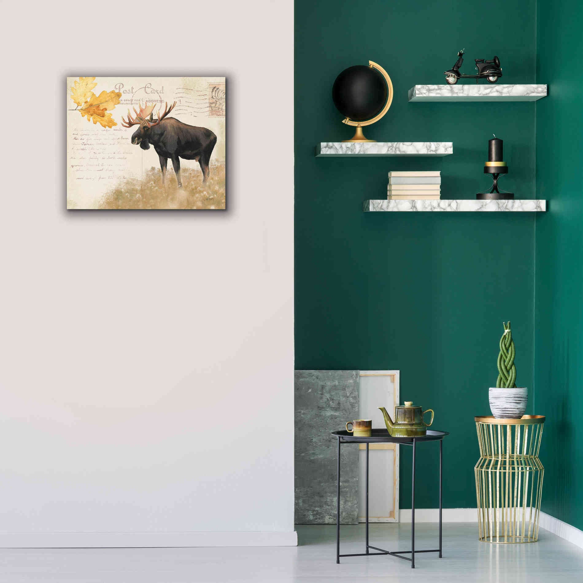 Epic Art 'Northern Wild Moose' by James Wiens, Canvas Wall Art,24 x 20