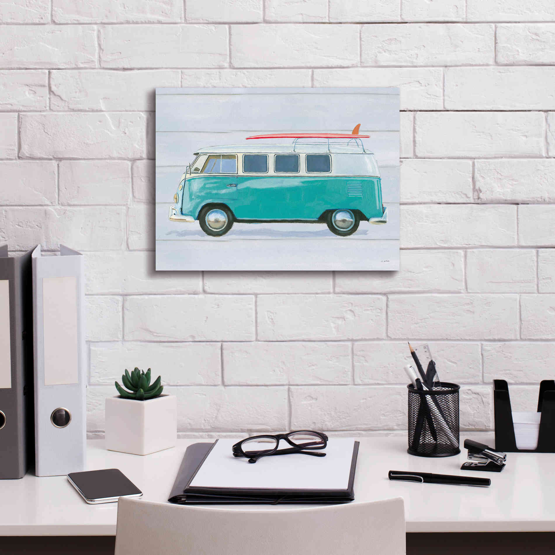 Epic Art 'Beach Ride X' by James Wiens, Canvas Wall Art,16 x 12