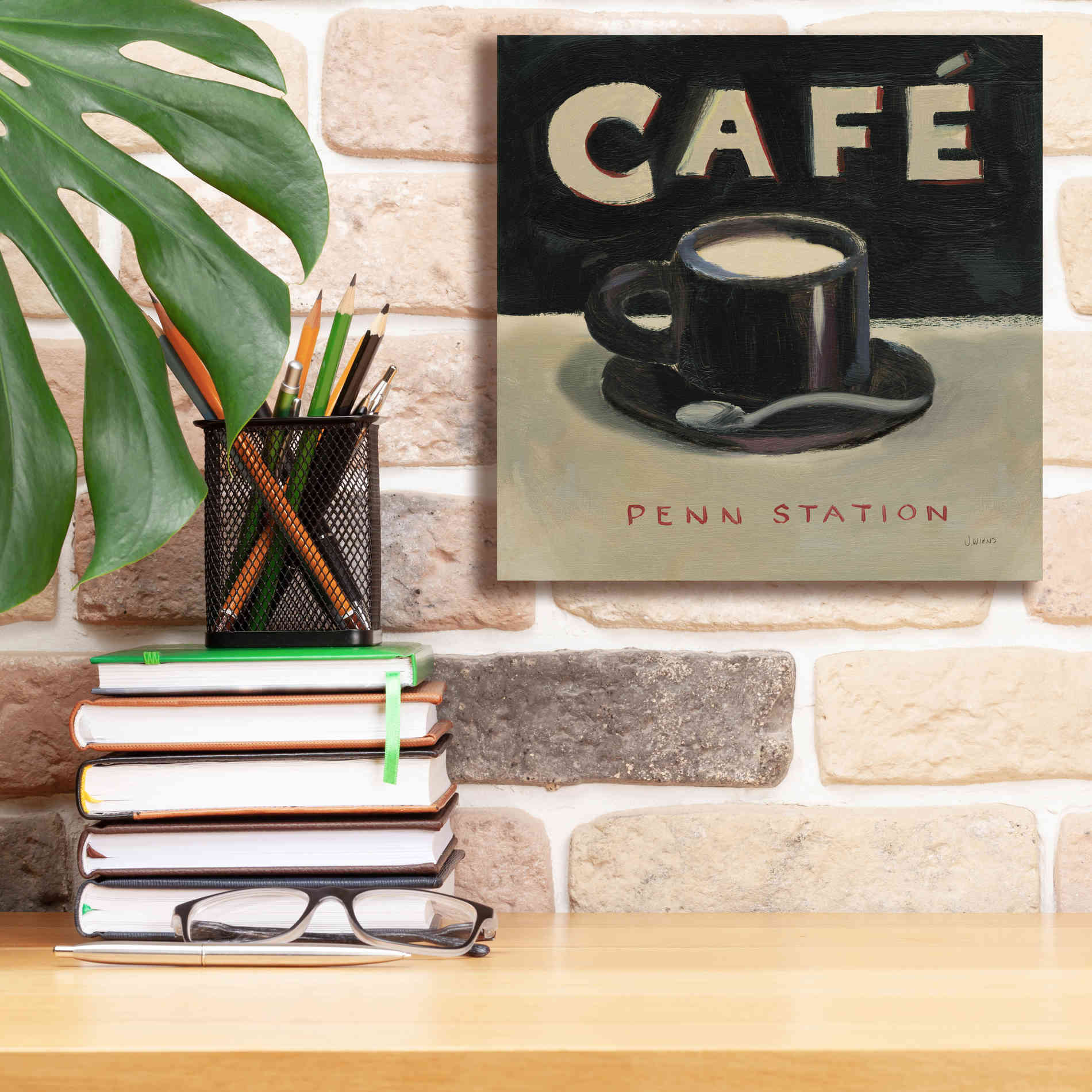 Epic Art 'Coffee Spot I' by James Wiens, Canvas Wall Art,12 x 12