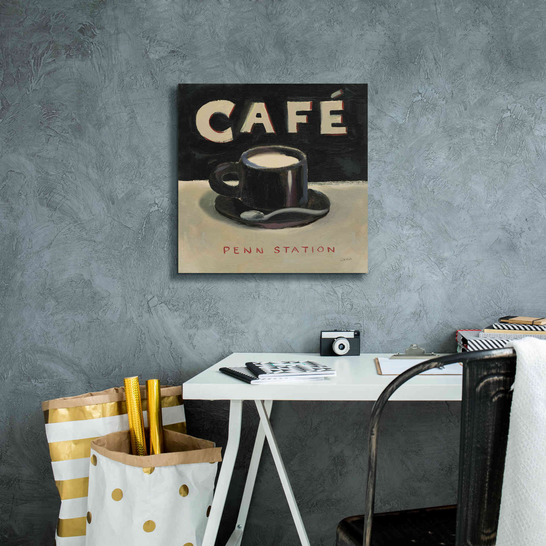 Epic Art 'Coffee Spot I' by James Wiens, Canvas Wall Art,18 x 18
