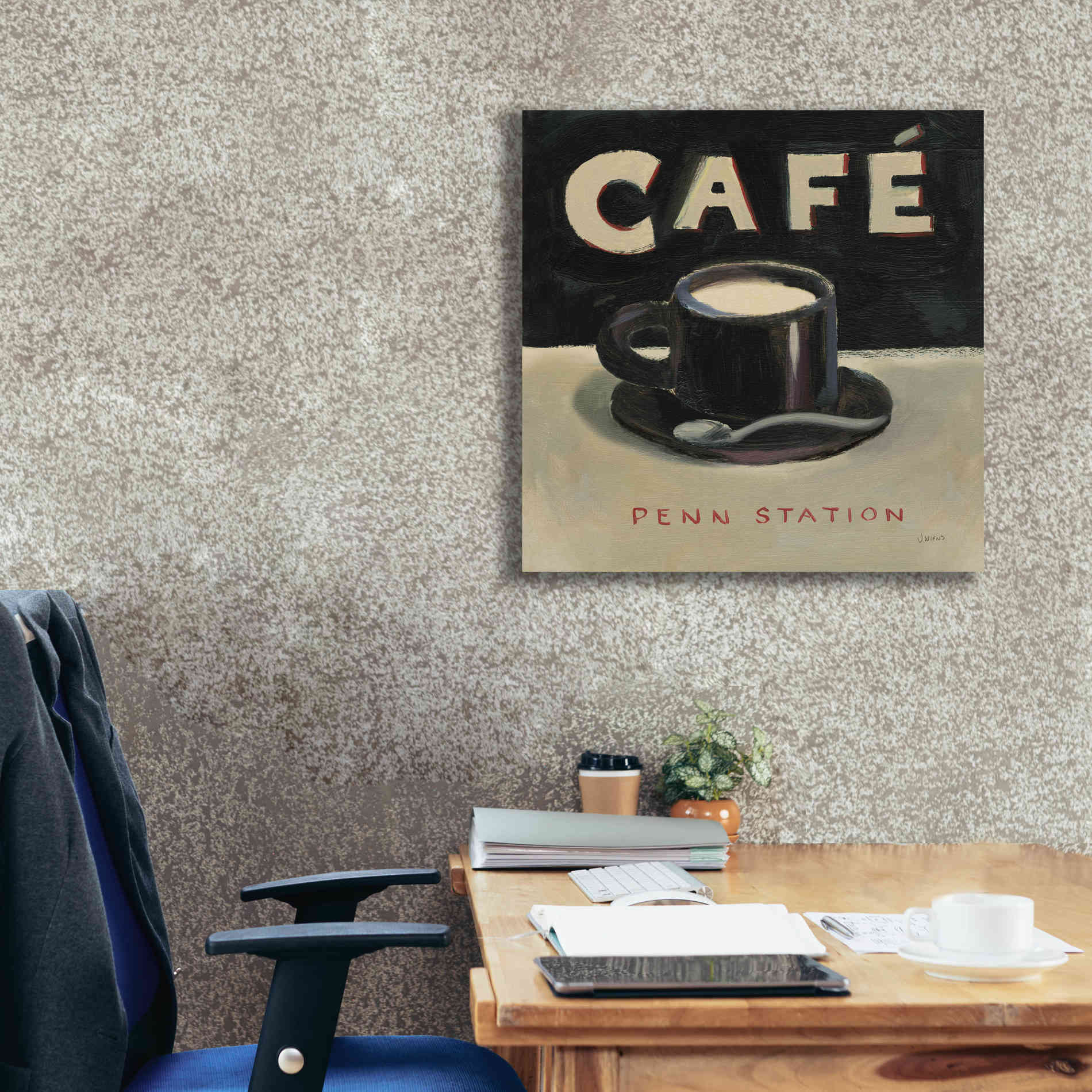 Epic Art 'Coffee Spot I' by James Wiens, Canvas Wall Art,26 x 26