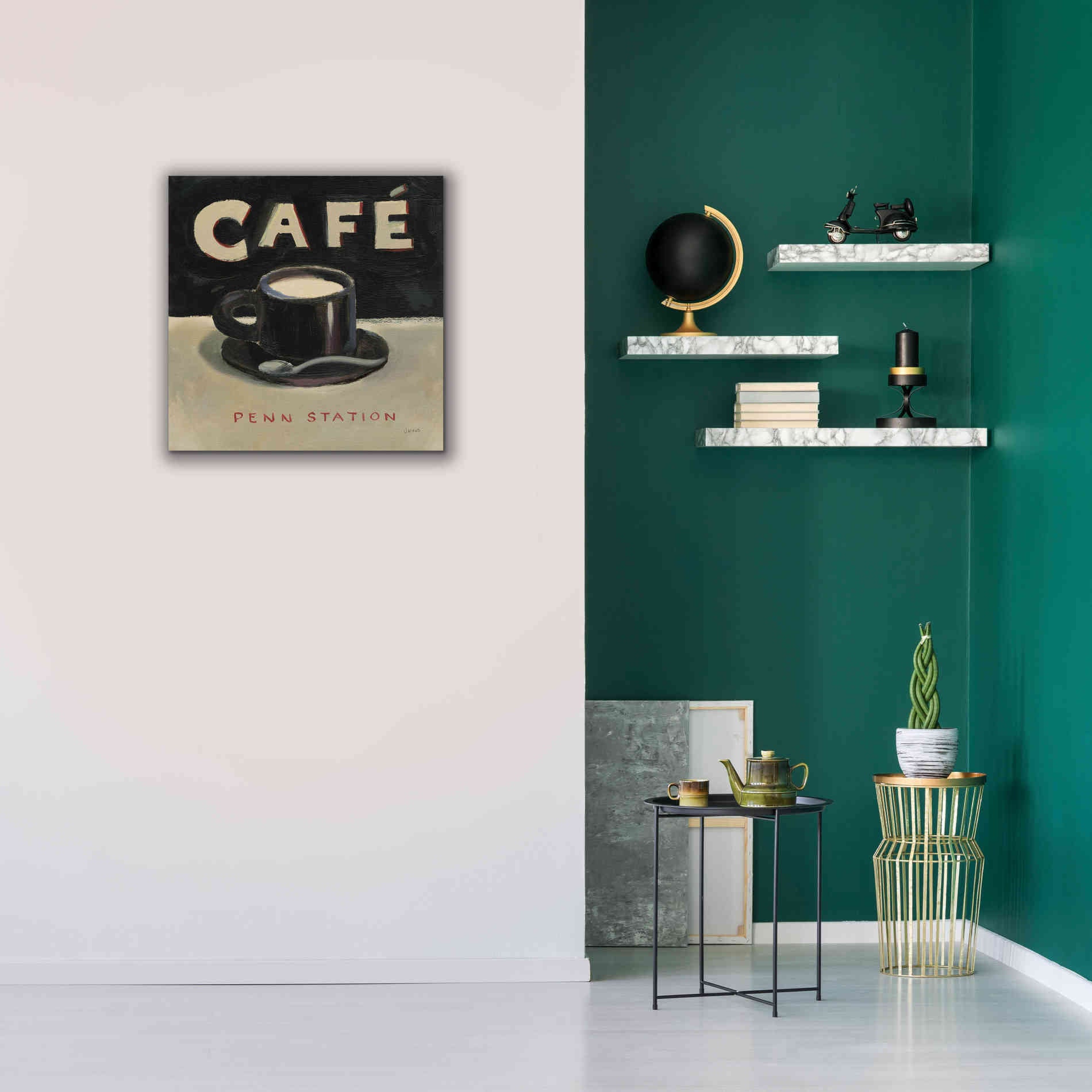 Epic Art 'Coffee Spot I' by James Wiens, Canvas Wall Art,26 x 26
