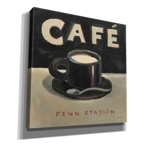 Image of Epic Art 'Coffee Spot I' by James Wiens, Canvas Wall Art,12x12x1.1x0,18x18x1.1x0,26x26x1.74x0,37x37x1.74x0