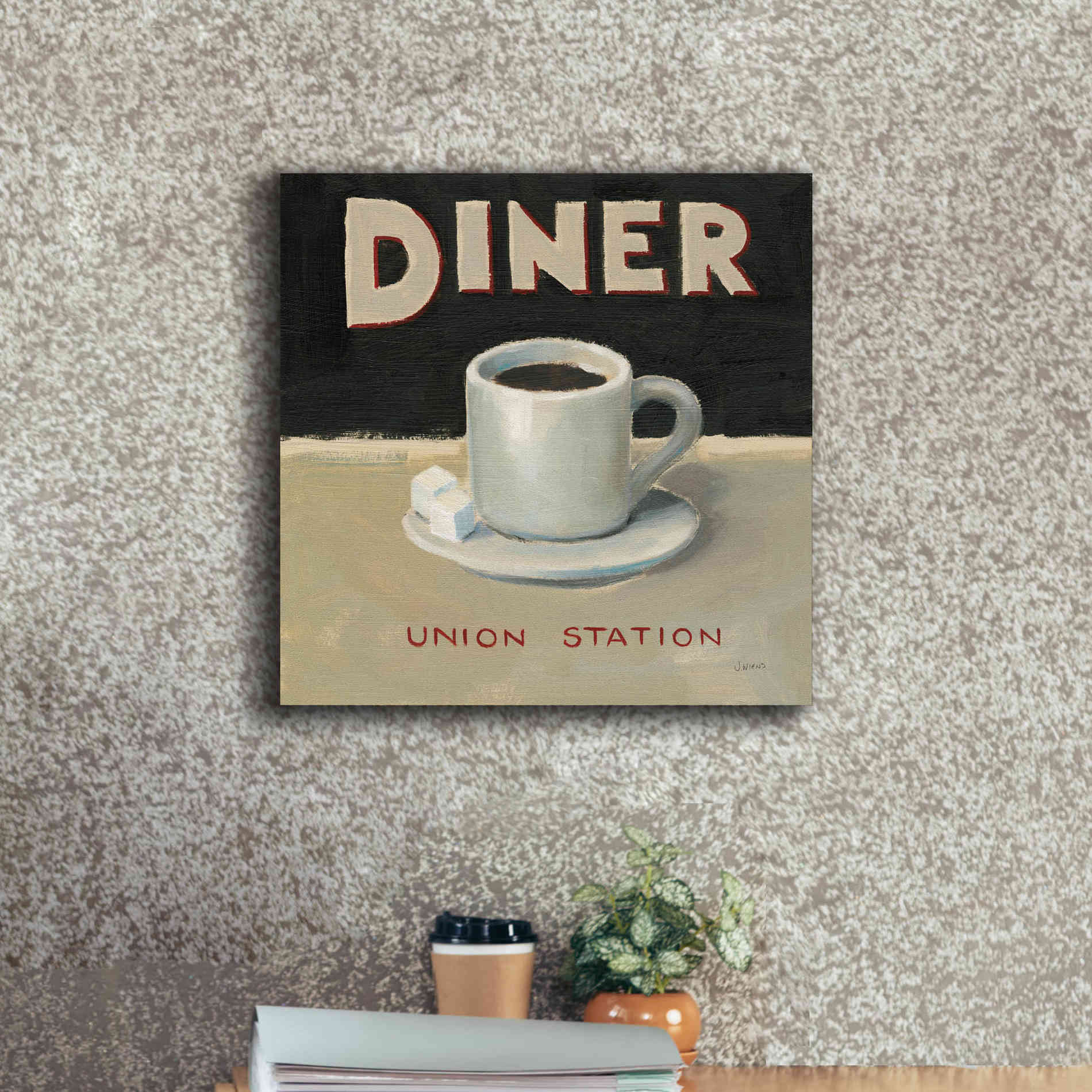 Epic Art 'Coffee Spot II' by James Wiens, Canvas Wall Art,18 x 18