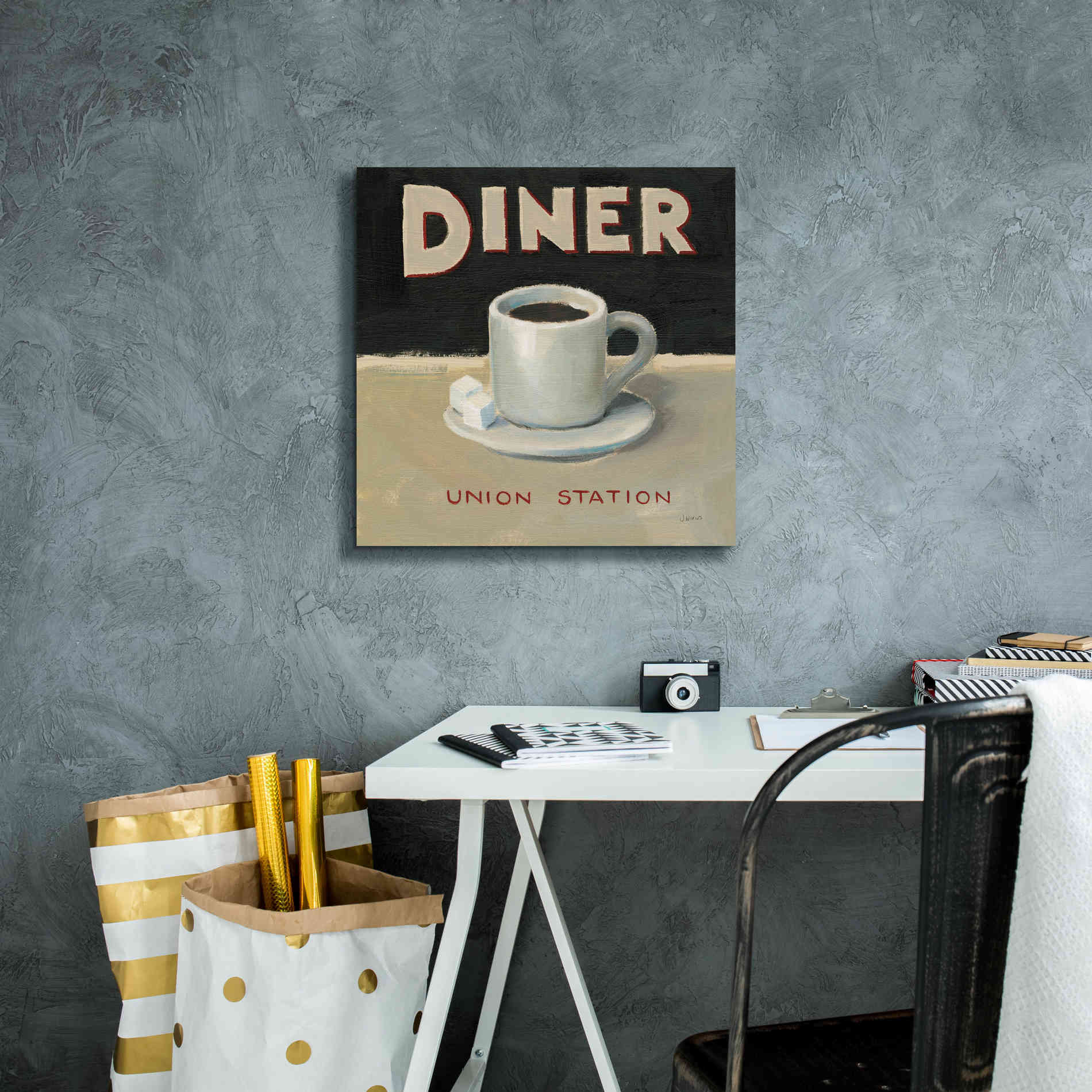 Epic Art 'Coffee Spot II' by James Wiens, Canvas Wall Art,18 x 18