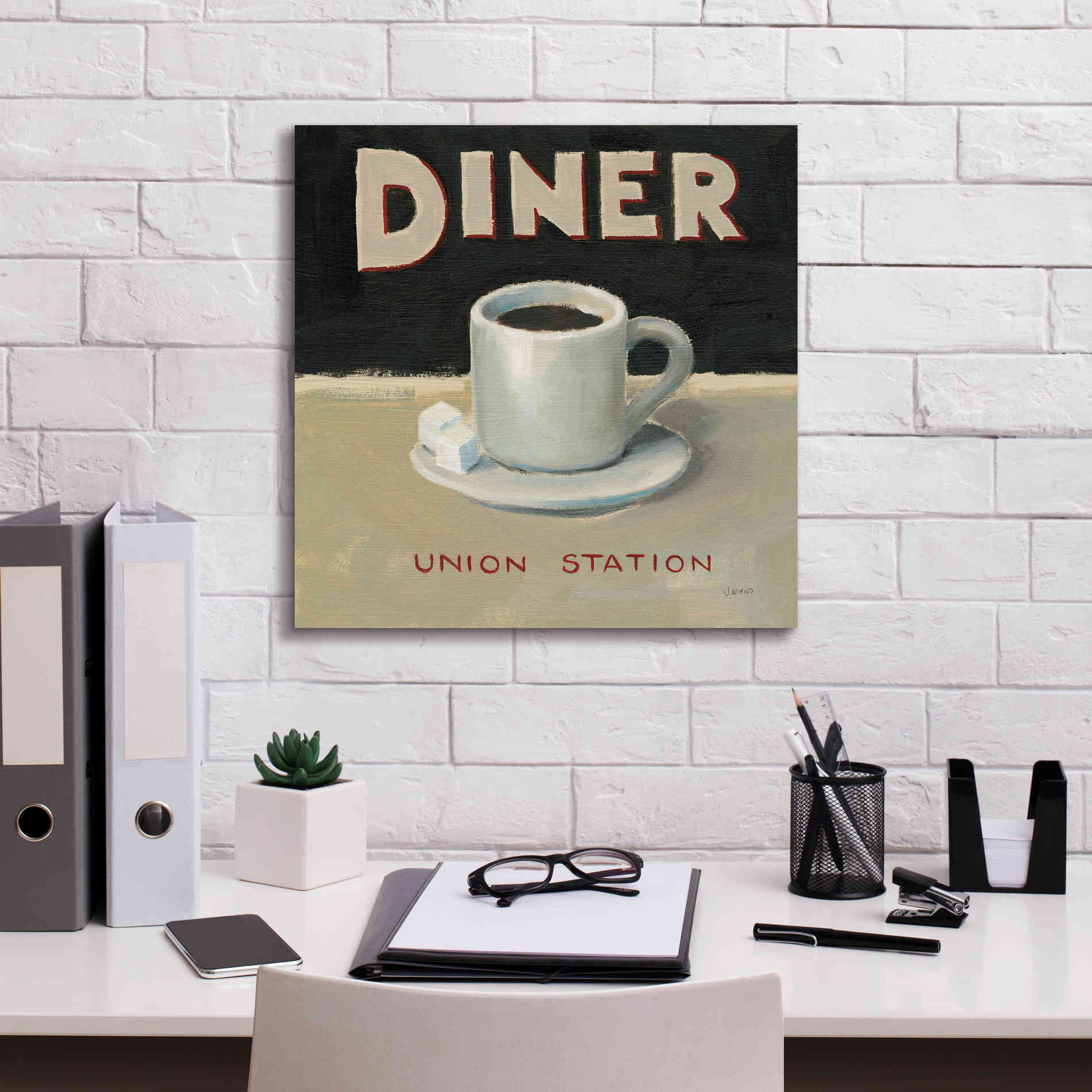 Epic Art 'Coffee Spot II' by James Wiens, Canvas Wall Art,18 x 18