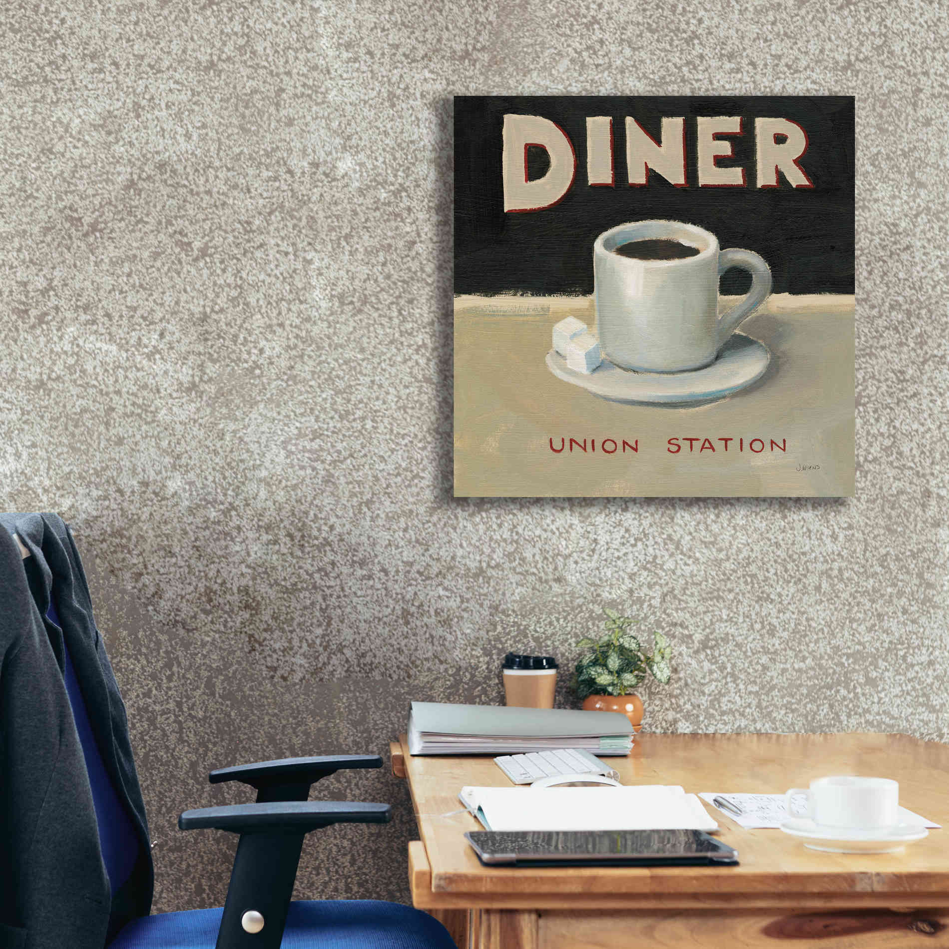 Epic Art 'Coffee Spot II' by James Wiens, Canvas Wall Art,26 x 26