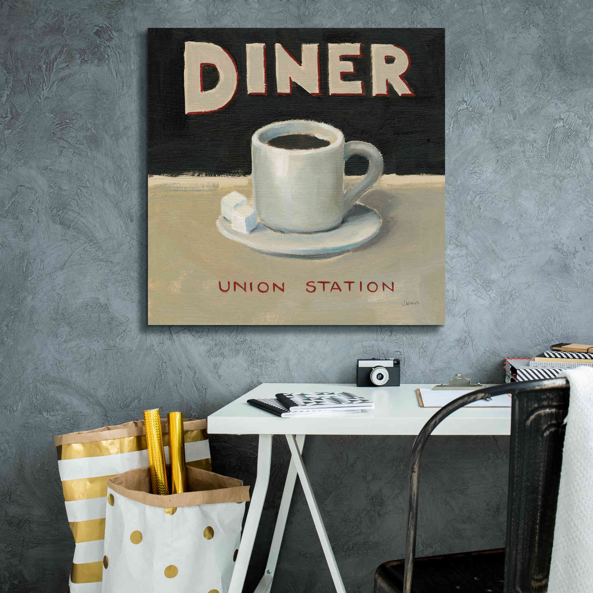 Epic Art 'Coffee Spot II' by James Wiens, Canvas Wall Art,26 x 26