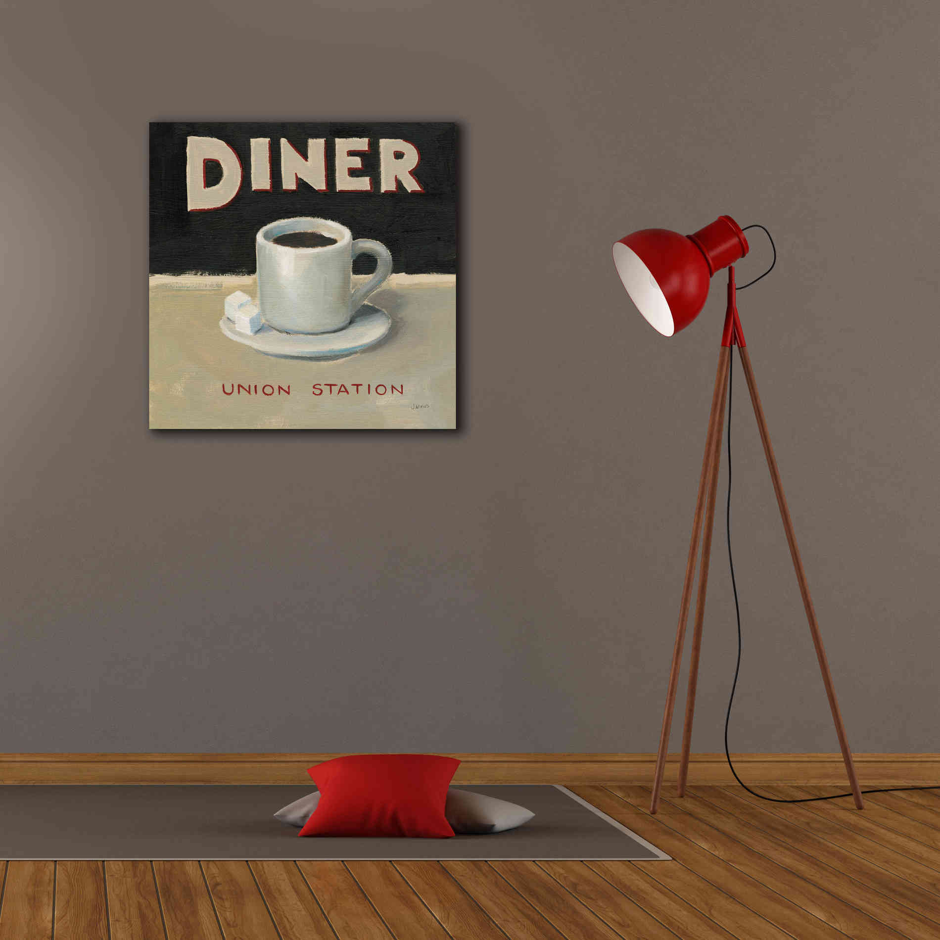 Epic Art 'Coffee Spot II' by James Wiens, Canvas Wall Art,26 x 26