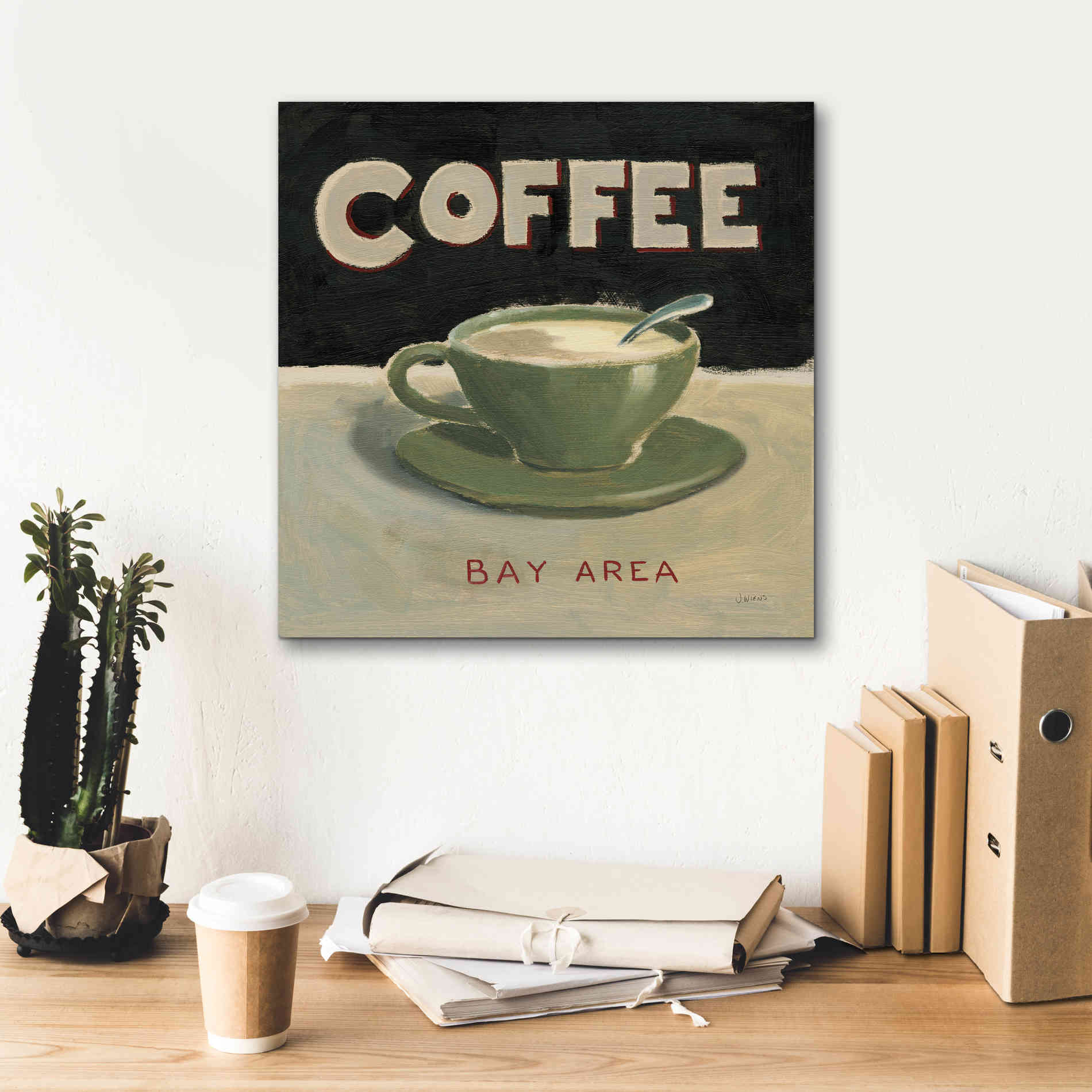 Epic Art 'Coffee Spot III' by James Wiens, Canvas Wall Art,18 x 18