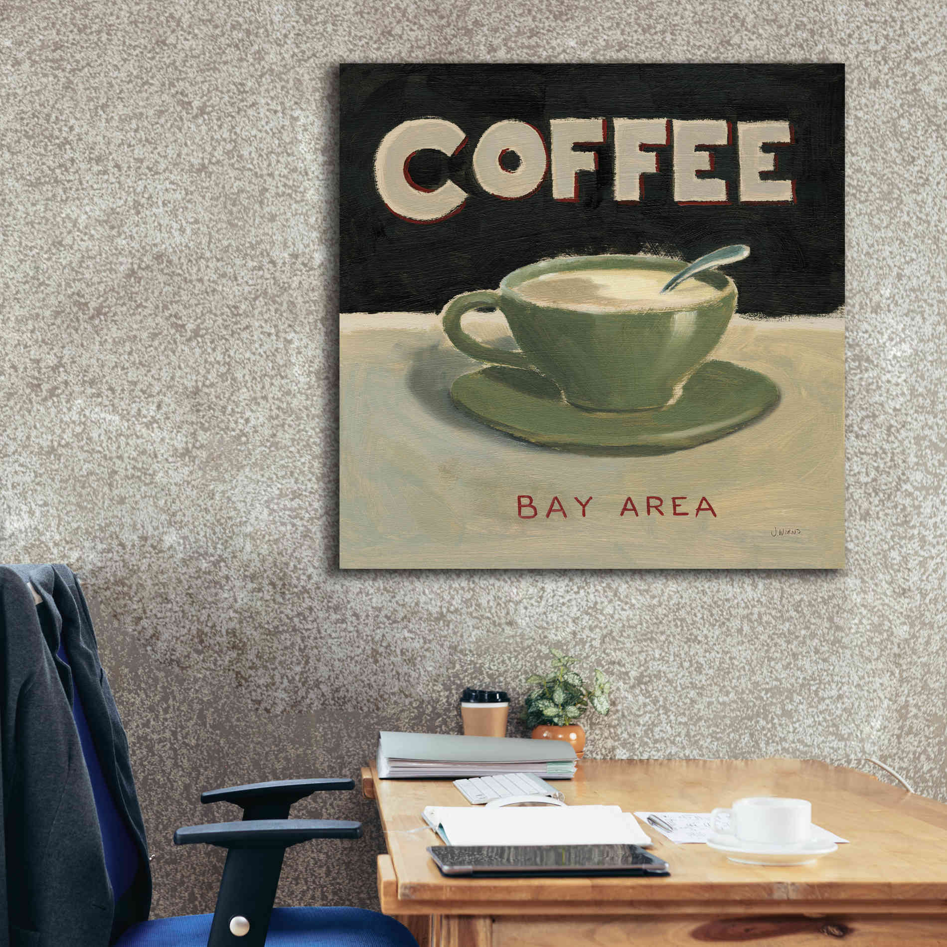 Epic Art 'Coffee Spot III' by James Wiens, Canvas Wall Art,37 x 37