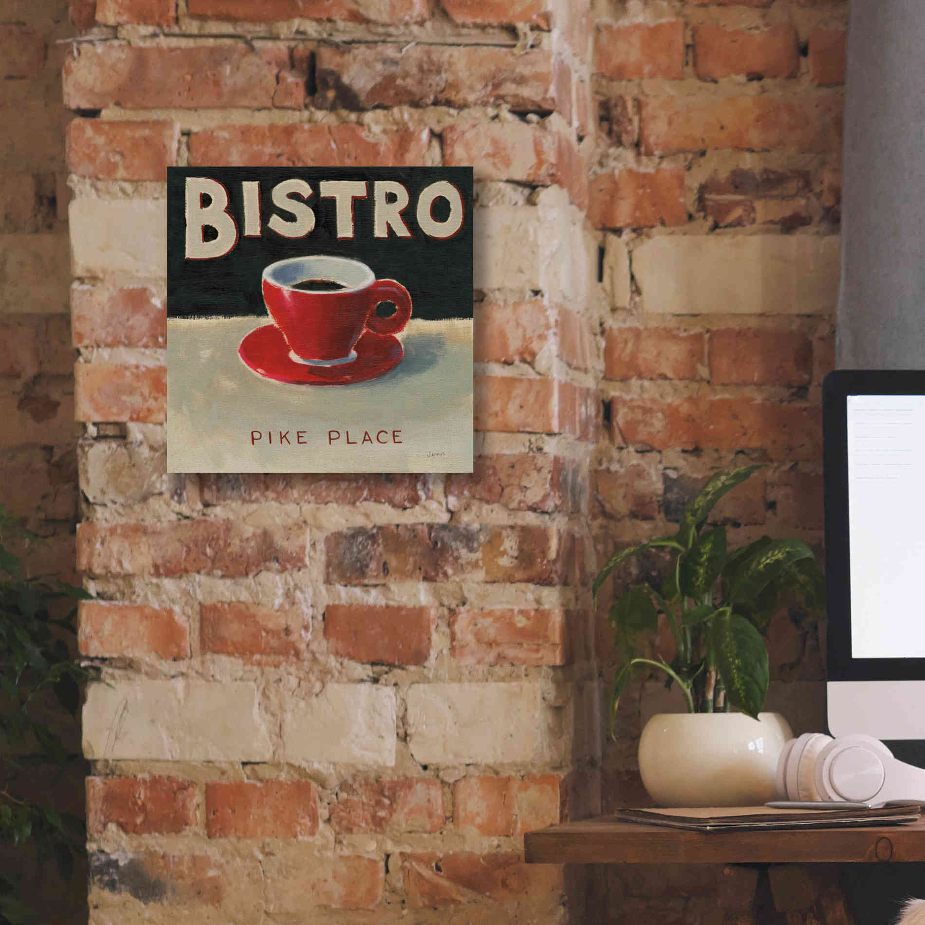 Epic Art 'Coffee Spot IV' by James Wiens, Canvas Wall Art,12 x 12