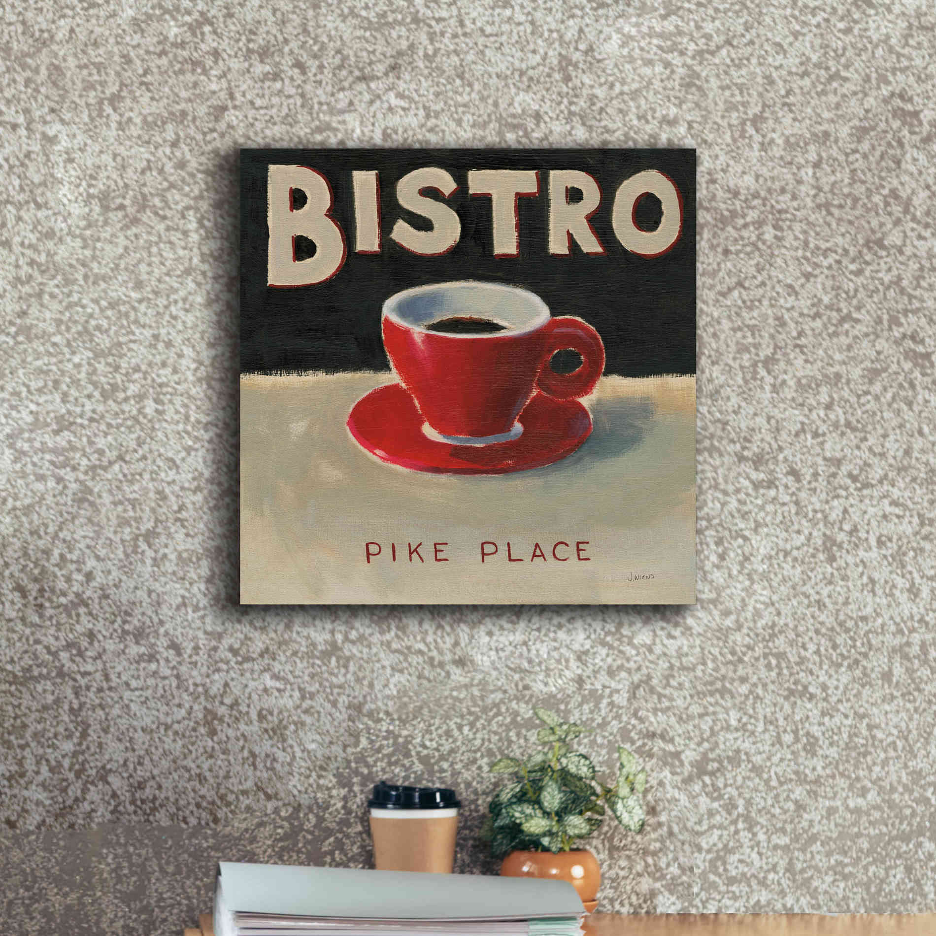 Epic Art 'Coffee Spot IV' by James Wiens, Canvas Wall Art,18 x 18