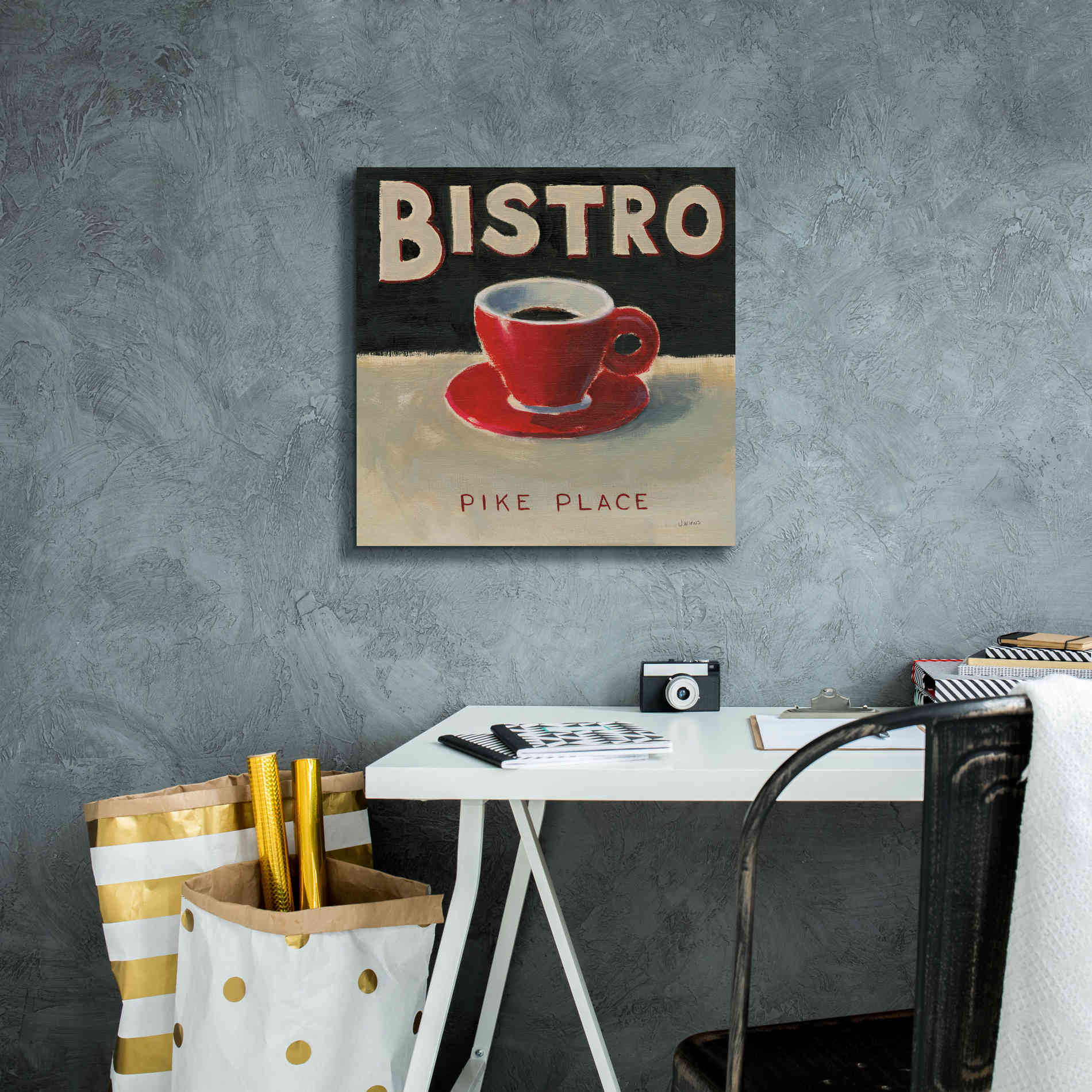 Epic Art 'Coffee Spot IV' by James Wiens, Canvas Wall Art,18 x 18