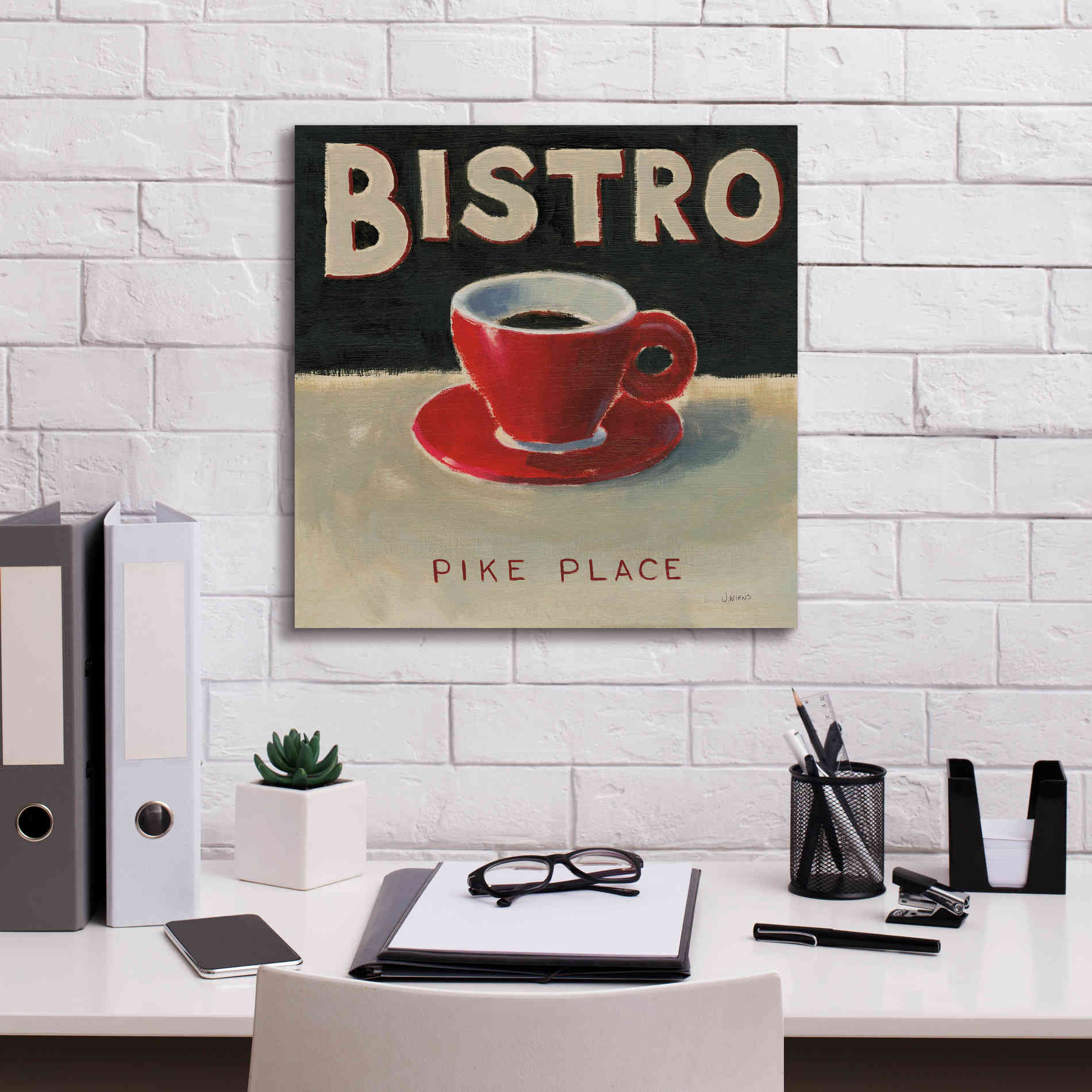 Epic Art 'Coffee Spot IV' by James Wiens, Canvas Wall Art,18 x 18