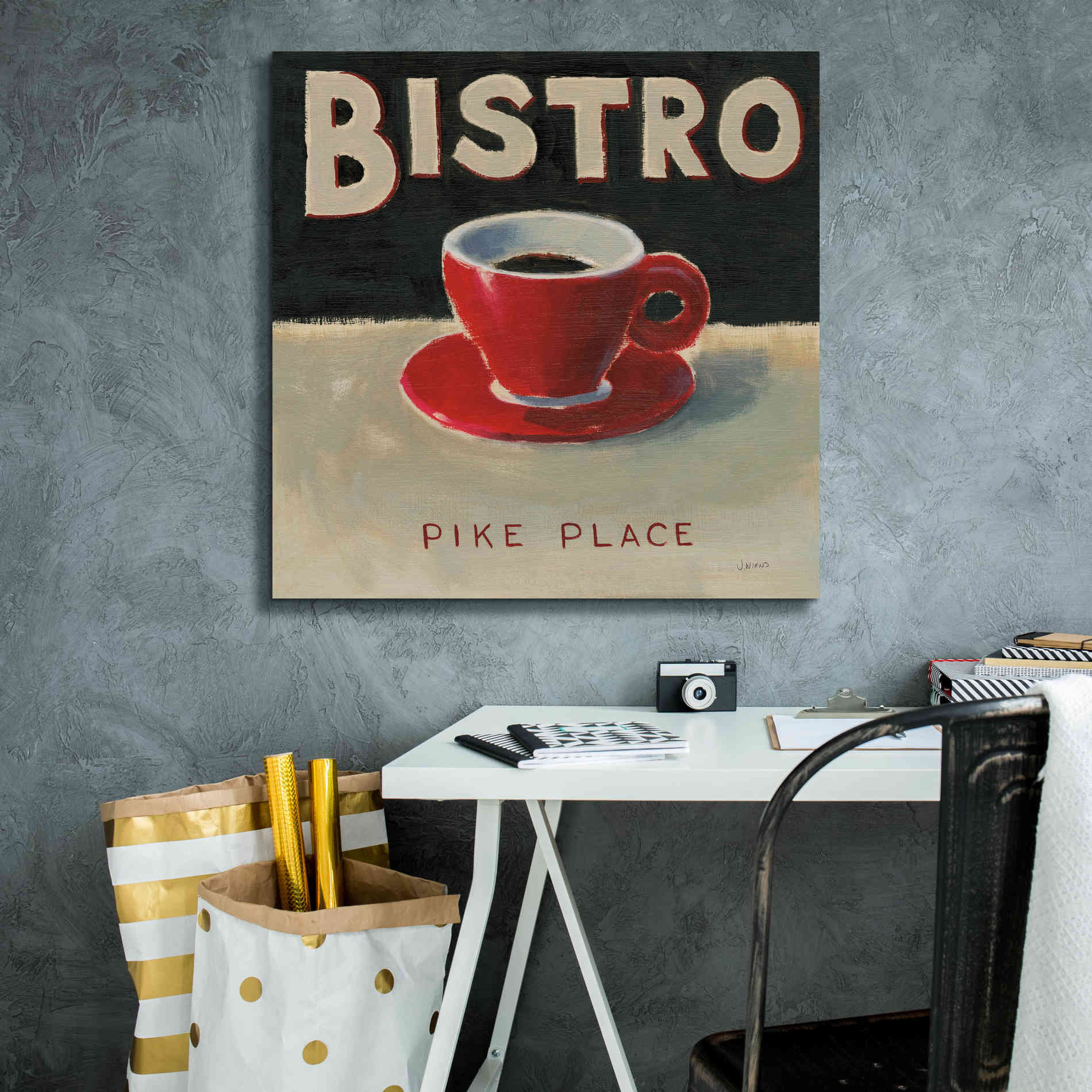 Epic Art 'Coffee Spot IV' by James Wiens, Canvas Wall Art,26 x 26