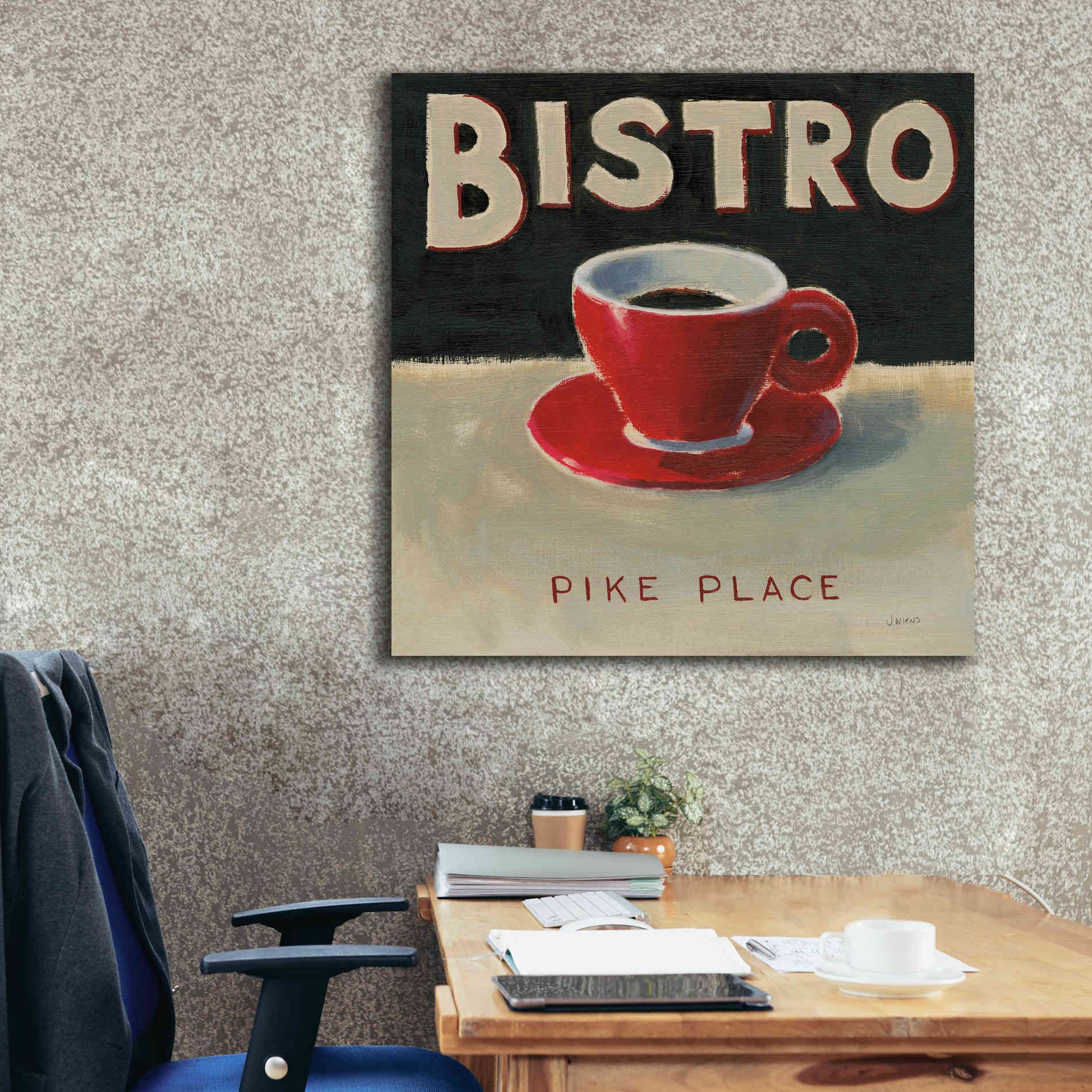 Epic Art 'Coffee Spot IV' by James Wiens, Canvas Wall Art,37 x 37