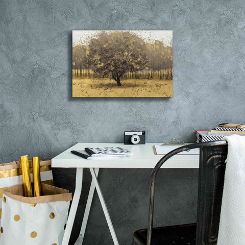 Image of Epic Art 'Golden Trees I' by James Wiens, Canvas Wall Art,18 x 12