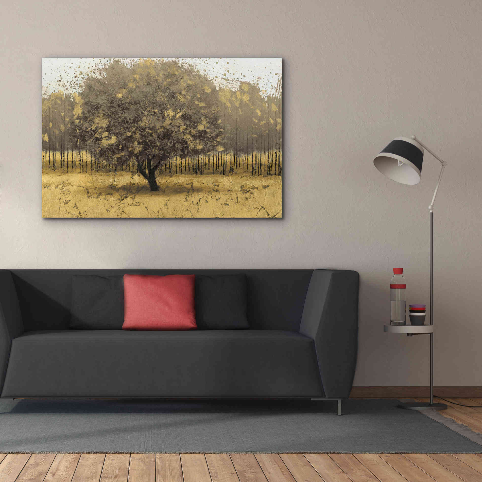 Epic Art 'Golden Trees I' by James Wiens, Canvas Wall Art,60 x 40