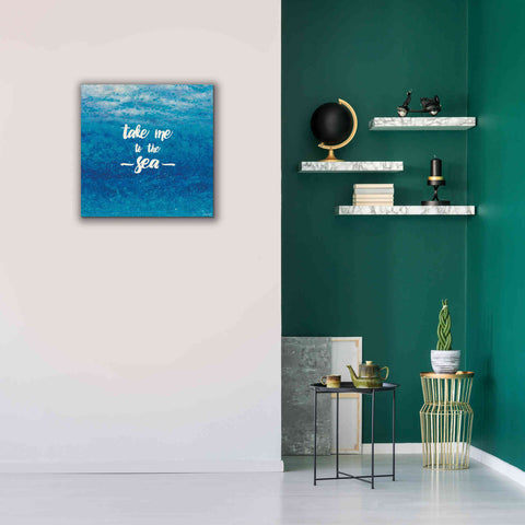 Image of Epic Art 'Underwater Quotes I' by James Wiens, Canvas Wall Art,26 x 26