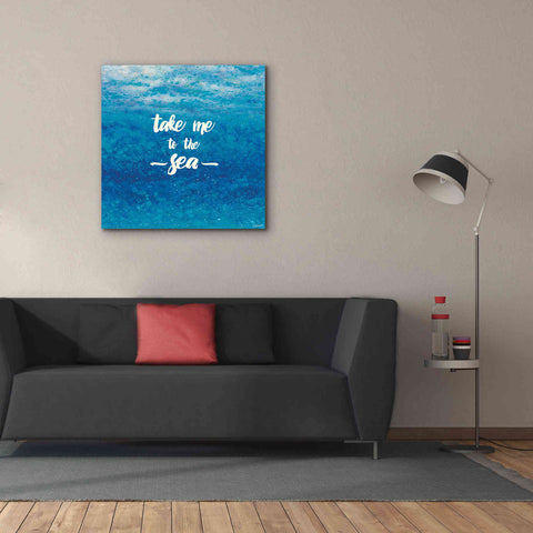 Image of Epic Art 'Underwater Quotes I' by James Wiens, Canvas Wall Art,37 x 37