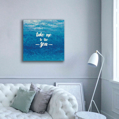 Image of Epic Art 'Underwater Quotes I' by James Wiens, Canvas Wall Art,37 x 37