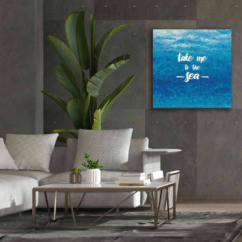 Image of Epic Art 'Underwater Quotes I' by James Wiens, Canvas Wall Art,37 x 37