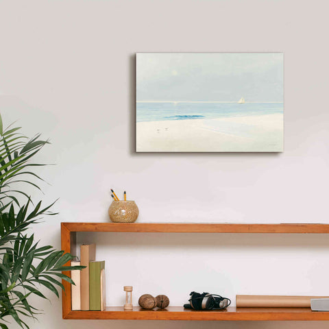 Image of Epic Art 'Serene Beach' by James Wiens, Canvas Wall Art,18 x 12