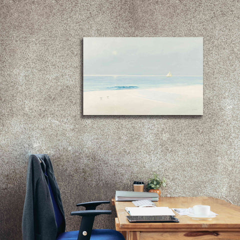 Image of Epic Art 'Serene Beach' by James Wiens, Canvas Wall Art,40 x 26