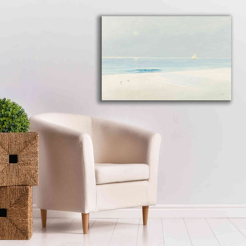 Image of Epic Art 'Serene Beach' by James Wiens, Canvas Wall Art,40 x 26