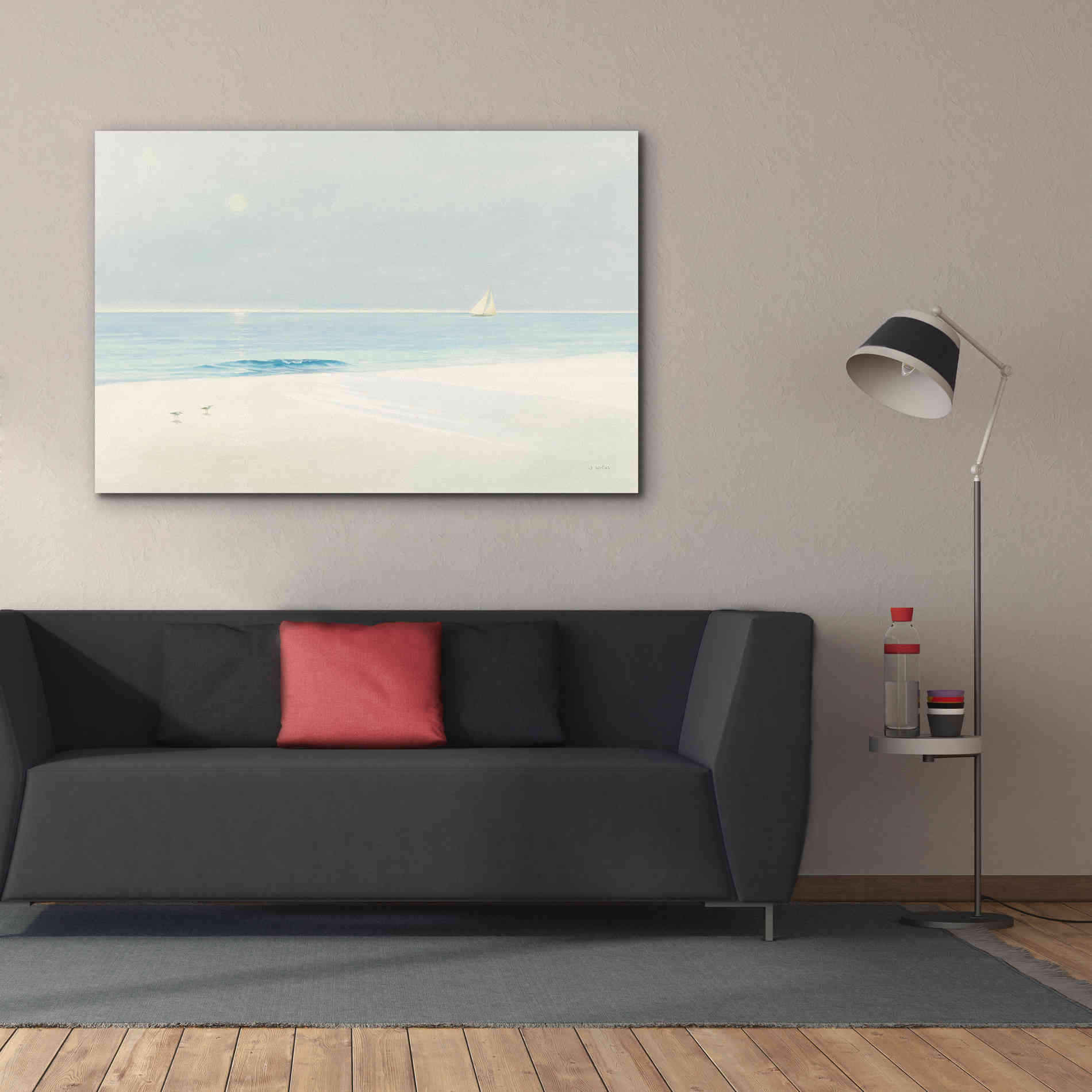 Epic Art 'Serene Beach' by James Wiens, Canvas Wall Art,60 x 40