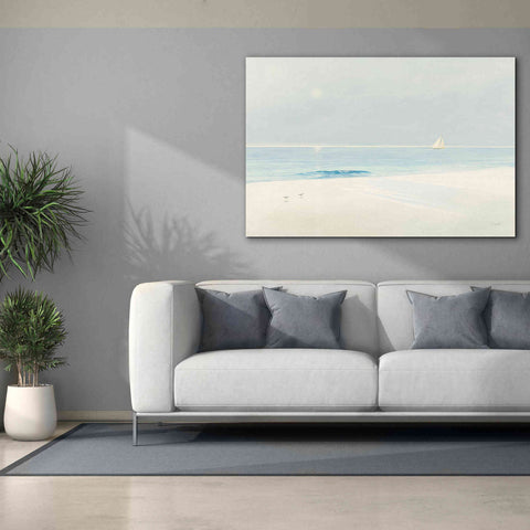 Image of Epic Art 'Serene Beach' by James Wiens, Canvas Wall Art,60 x 40