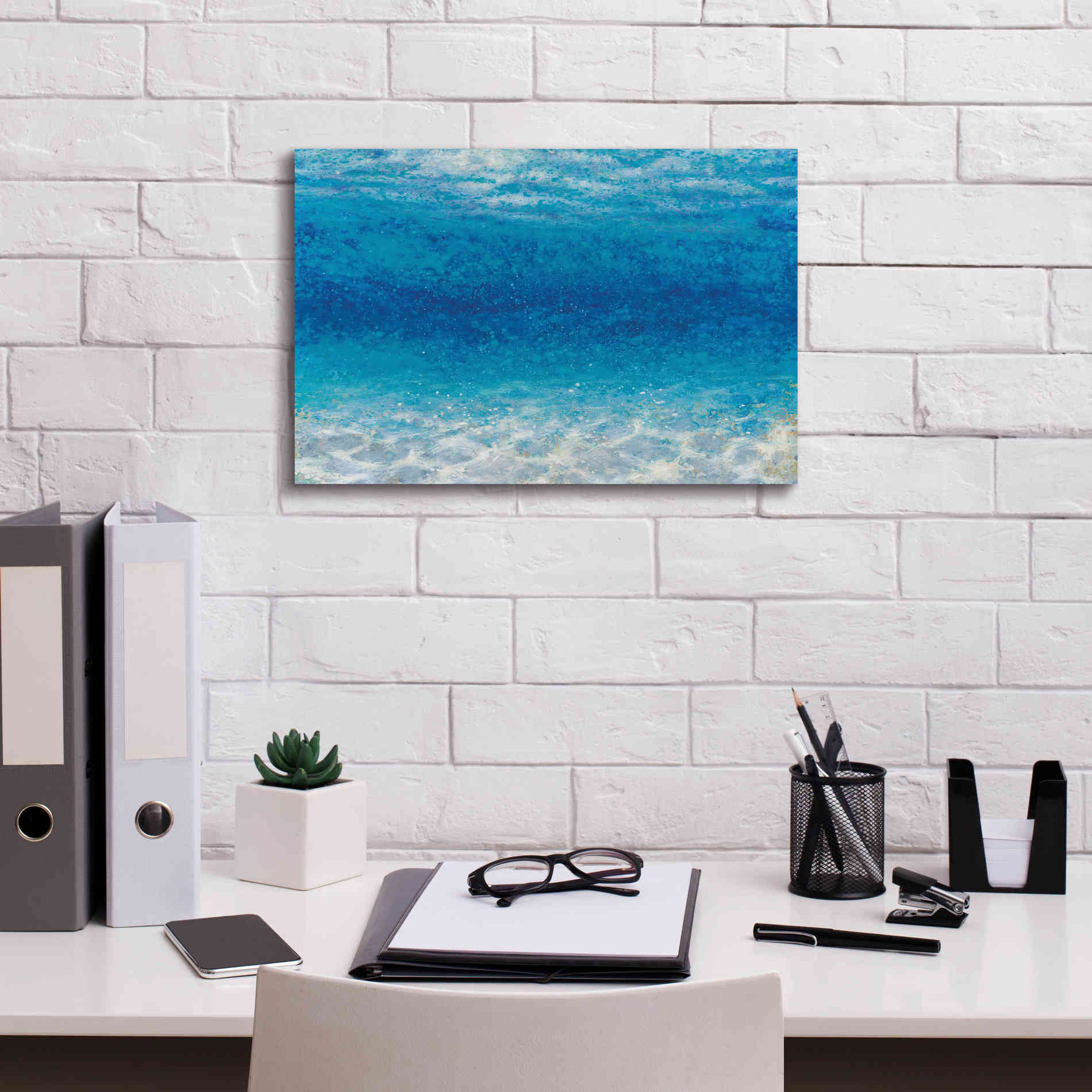 Epic Art 'Underwater I' by James Wiens, Canvas Wall Art,18 x 12